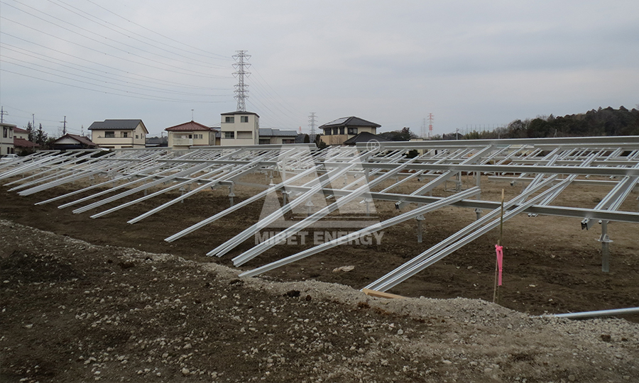 solar ground racking system