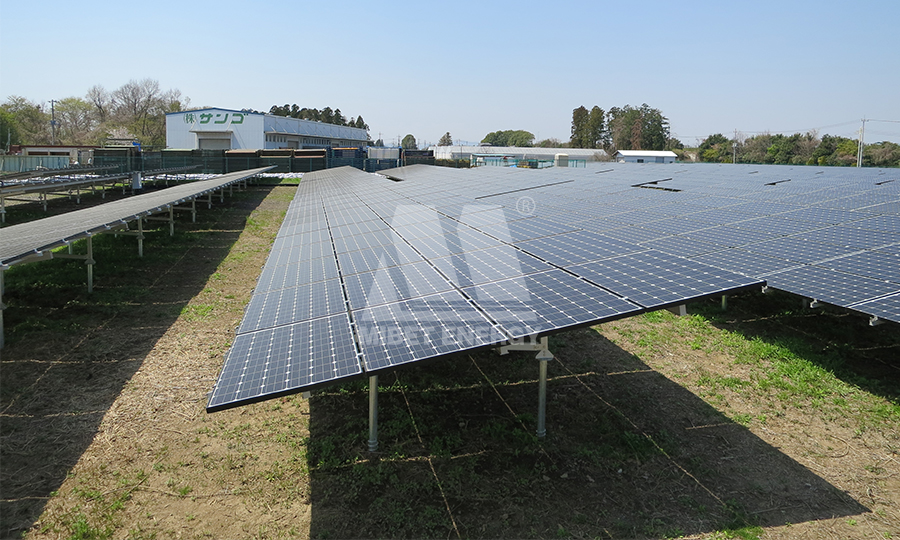 solar ground racking system