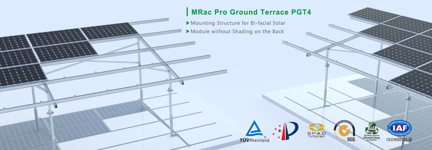 Bifacial Solar Panel Racking System