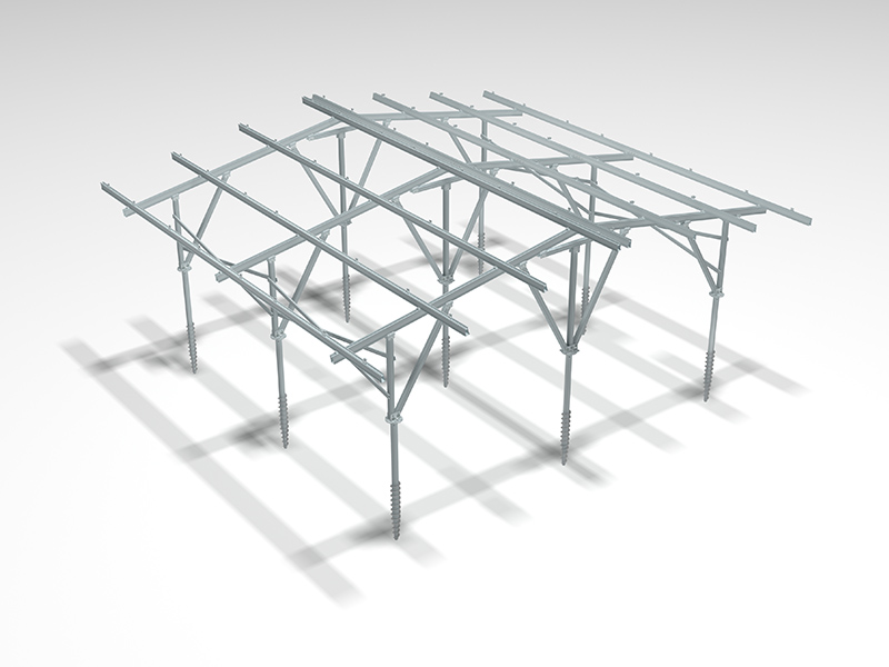 solar ground mounting structure