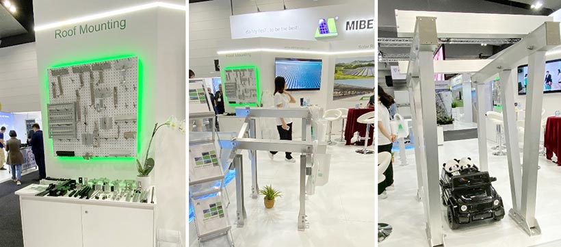 Stand de Mibet: una amplia gama de productos de estanterías solares