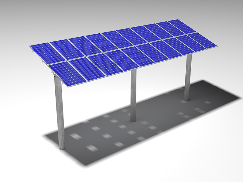 steel ground solar structure