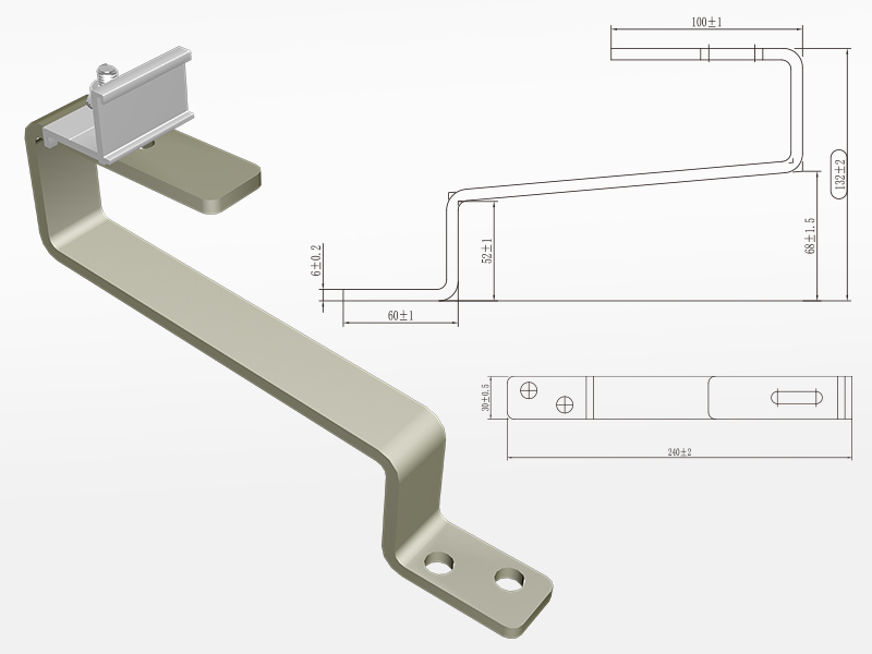 tile roof mounting bracket