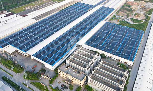 Proyecto de techo de 21,5 MW completado en Guangdong, China
