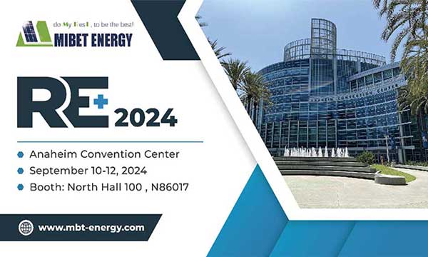 Mibet presentará soluciones solares de vanguardia en RE+ 2024