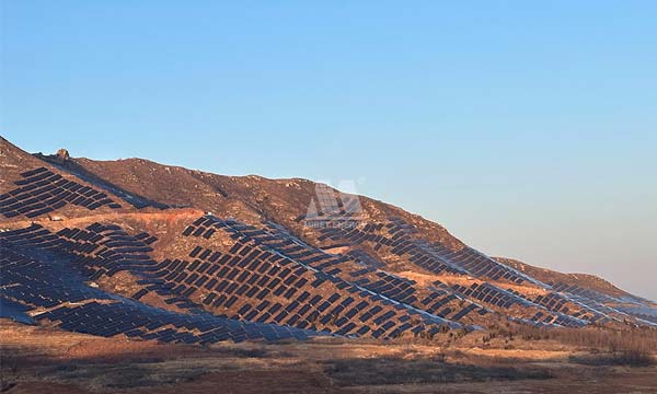 Soportes de acero al carbono de Mibet para el proyecto Huludao de 80 MW