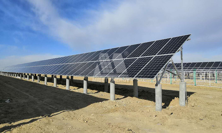 bastidores de paneles solares de tierra