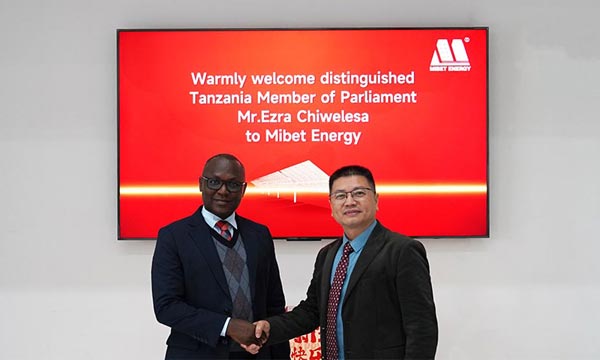 Mibet recibe a una delegación tanzana para explorar las oportunidades de la energía solar en África