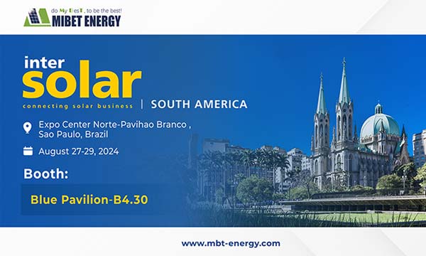 Mibet participará en Intersolar South America 2024
